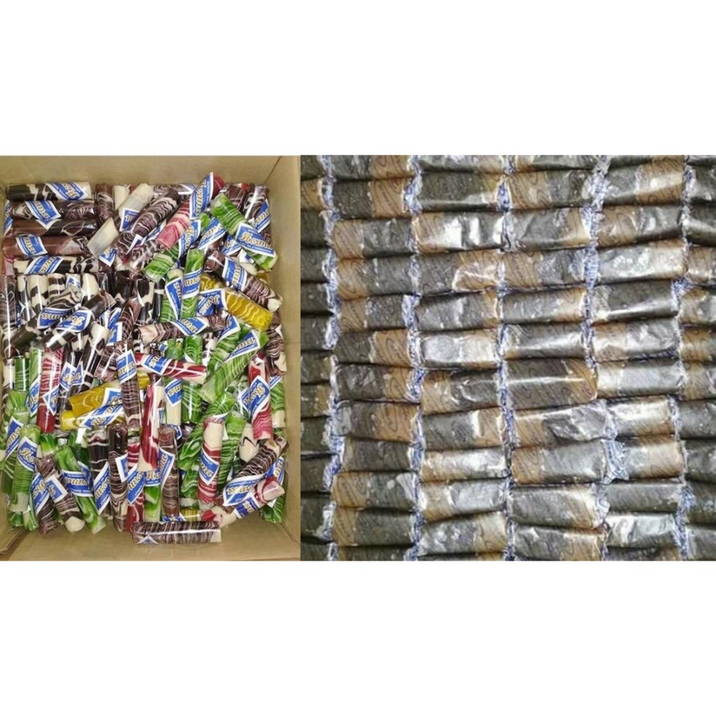 

Dodol Kertas dan Dodol Zerbra (warna-warni) oleh-oleh khas Bandung/Jawa Barat