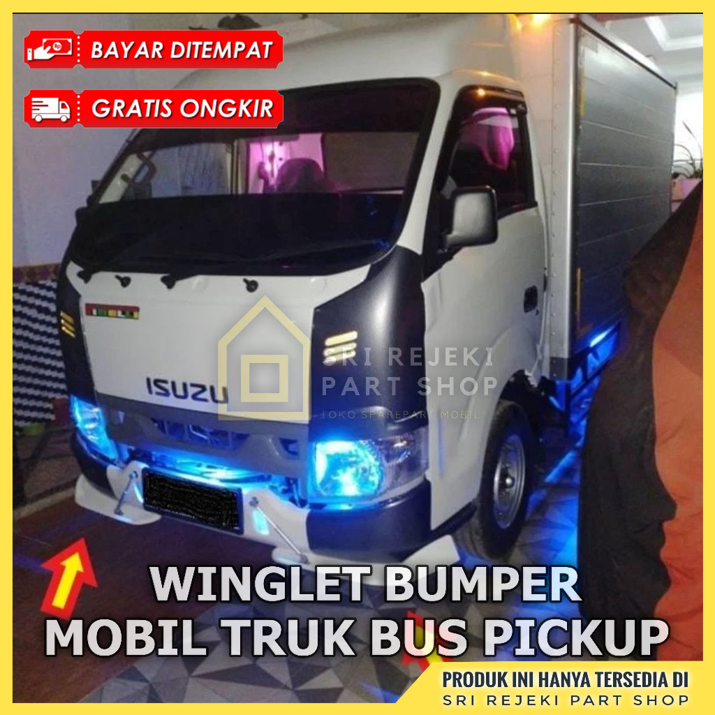 Winglet Mobil Winglet Truk Winglet Mobil Universal Winglet Bumper Mobil Engkel Truk Bus Universal