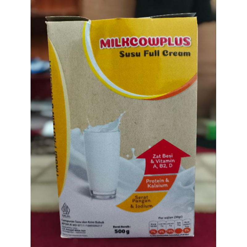 

MILKCOWPLUS Susu Full Cream Susu Peninggi Badan 500 gram