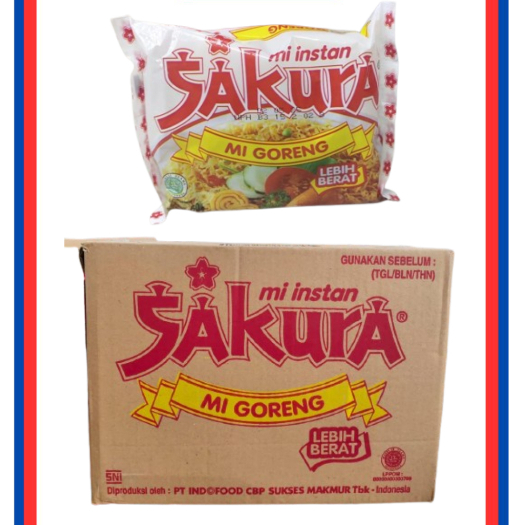 

1 DUS MIE SAKURA GORENG ISI 40 PCS