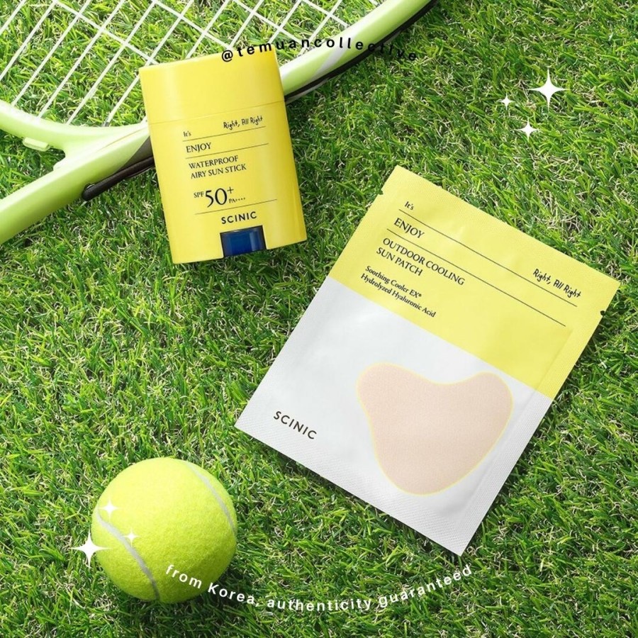 SCINIC Enjoy Outdoor Cooling Sun Patch Set / Tennis / Golf SunBlock Mask