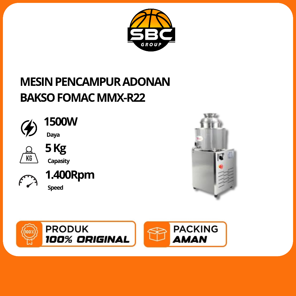 MESIN PENCAMPUR ADONAN BAKSO FOMAC MMX-R22