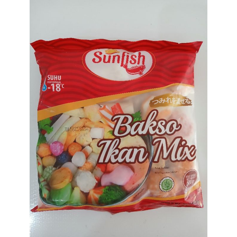 

Sunfish bakso ikan mix 500g - frozen food