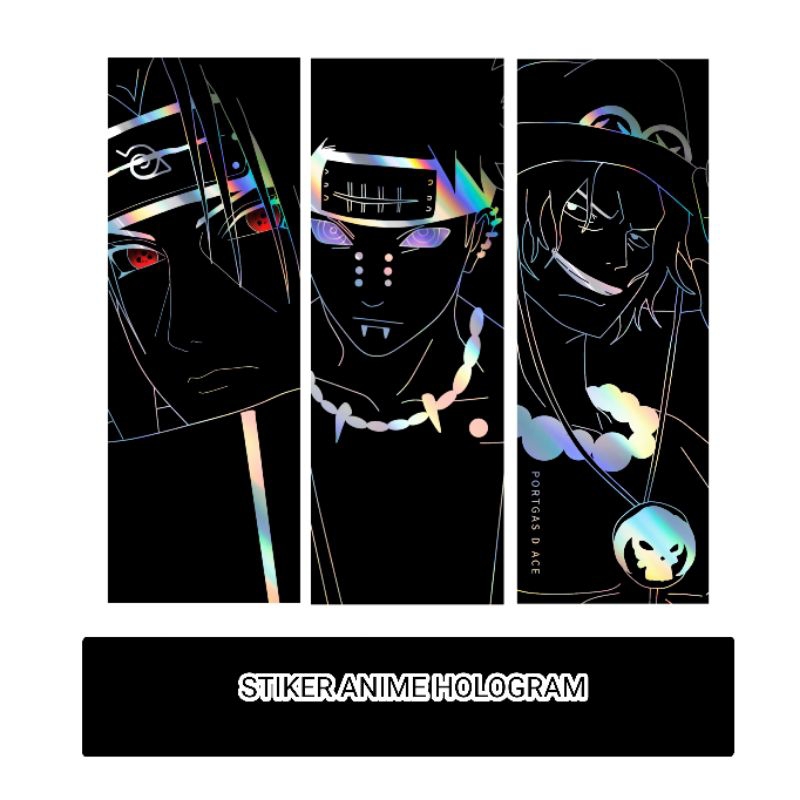

Stiker Anime Hologram