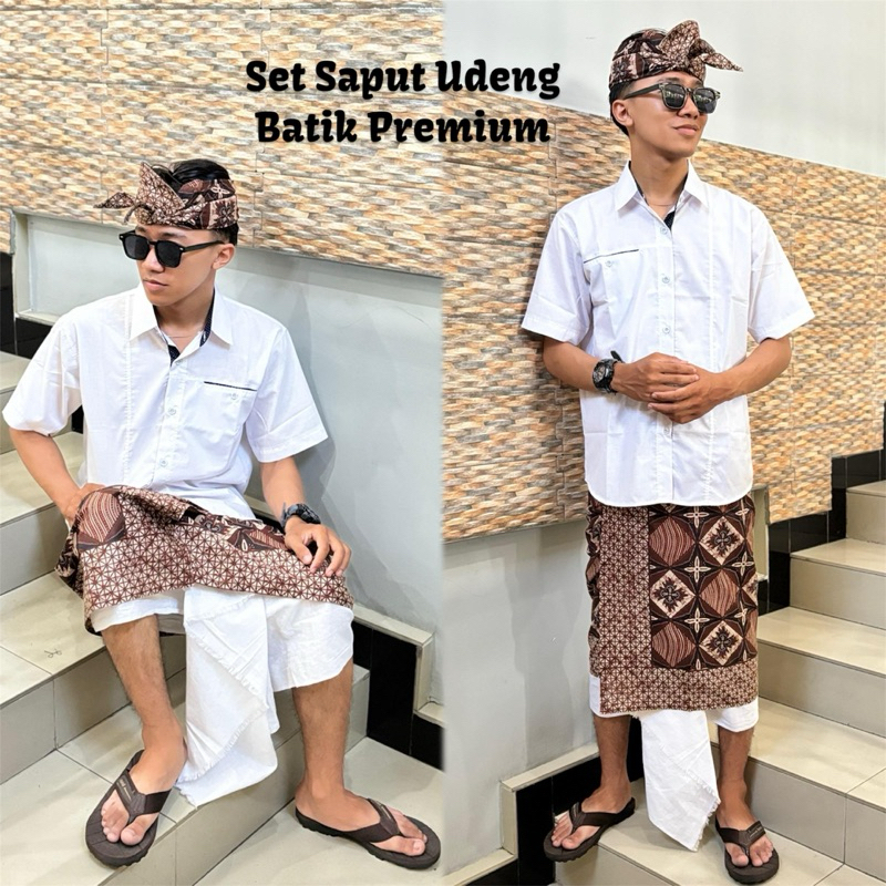 set saput dan udeng batik