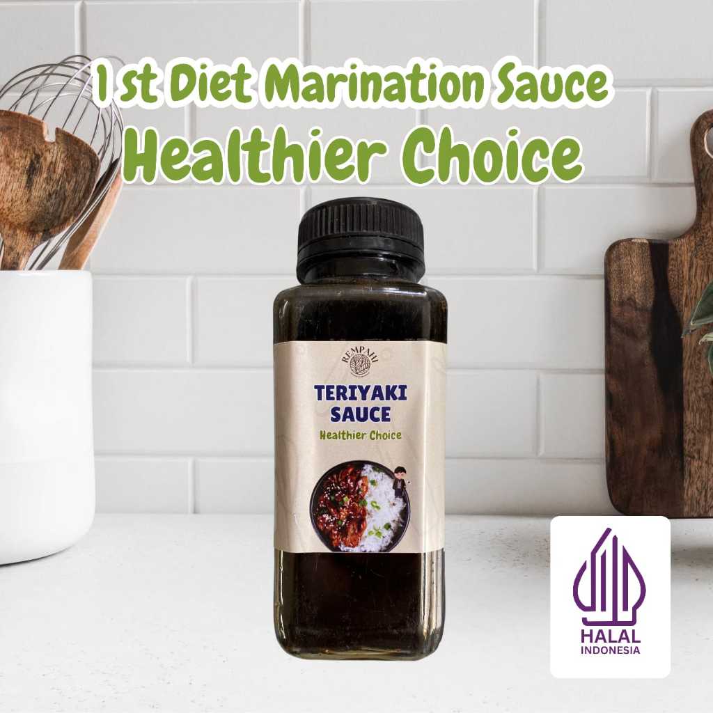 

REMPAHI Teriyaki Saus Marinasi Diet Tersertifikasi 300Gr
