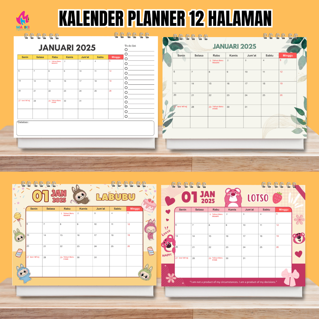 

Kalender Planner 2025 lengkap dengan hari libur nasional