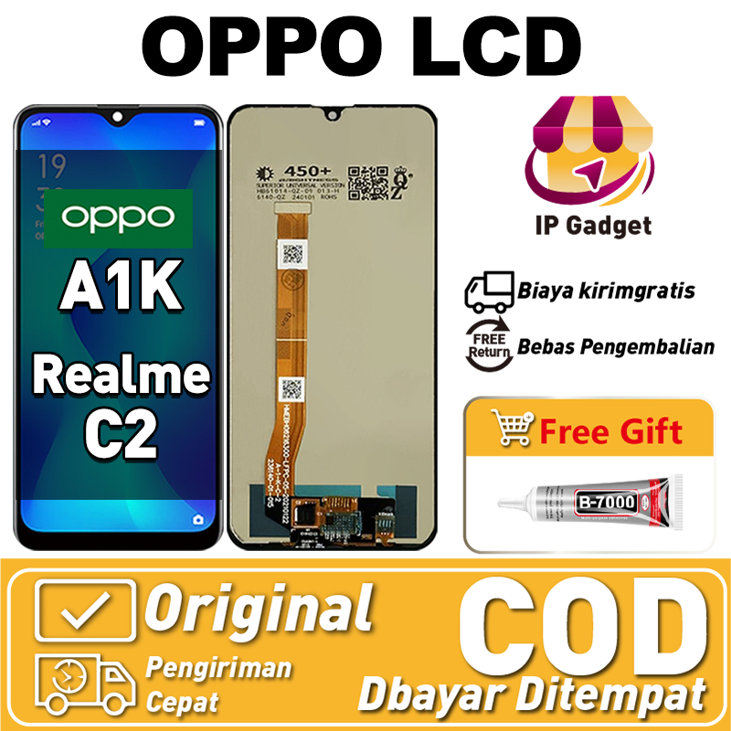 LCD For OPPO A1K Fullset LCD HP Touchscreen Layar Sentuh Touch Screen COD