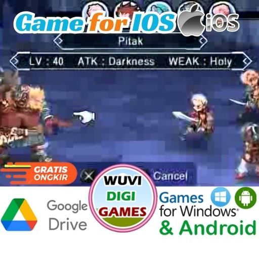 IOS Game | Crimson Gem Saga Untuk IPhone/IPad | PSP Game Terbaik | Free PPSSPP | Beli 3 Gratis 1