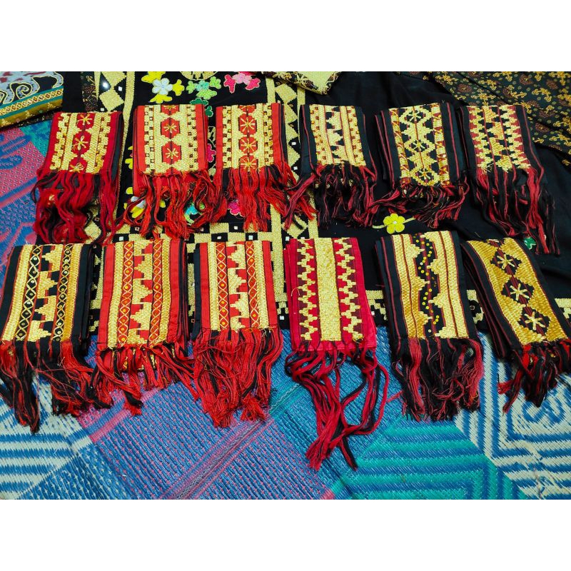 

(COD) Selendang Tapis Asli Sulam Tangan