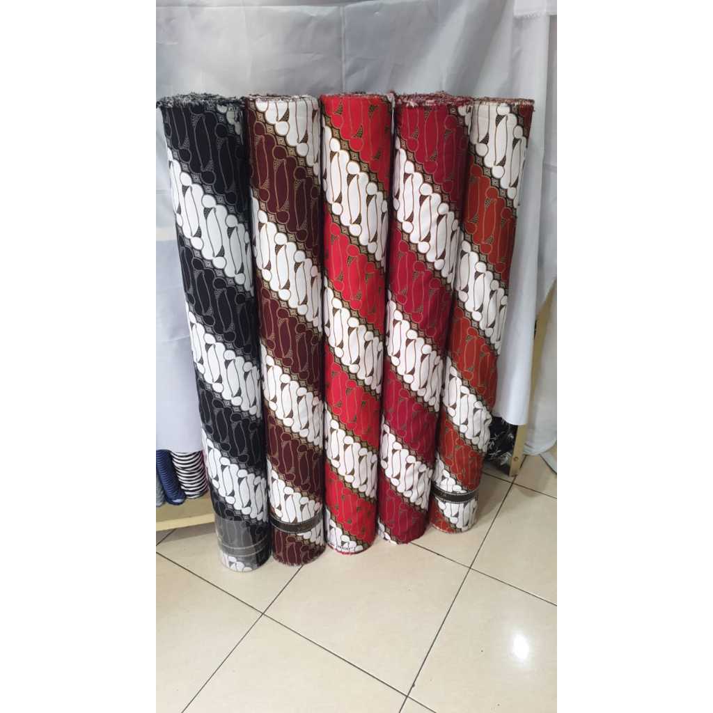 Kain batik meteran motif rejeng besar modern lebar 115 cm