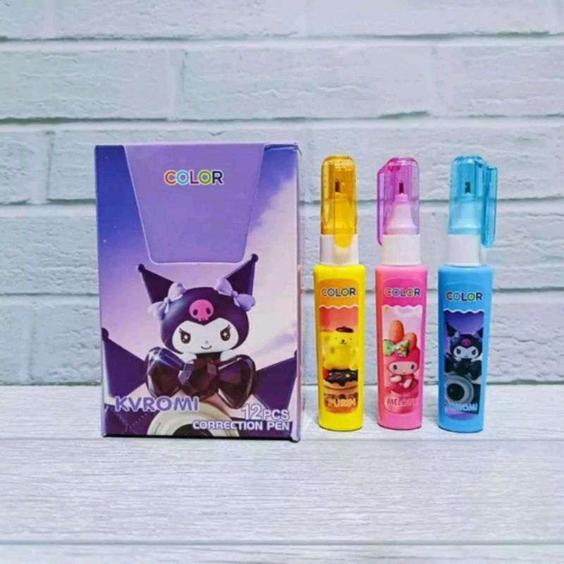

promo 12pcs tipex cair#tip ex karakter lucu