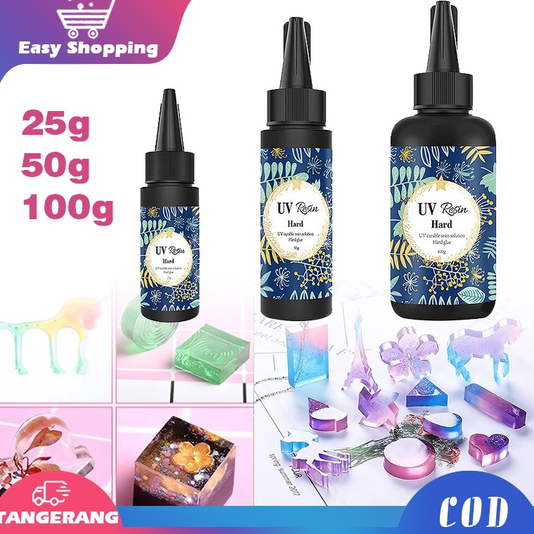 

ART L1I8 Resin UV BeningDIY Resin ClearUV Resin HardResin Ultraviolet Untuk Craft DIY 2551g