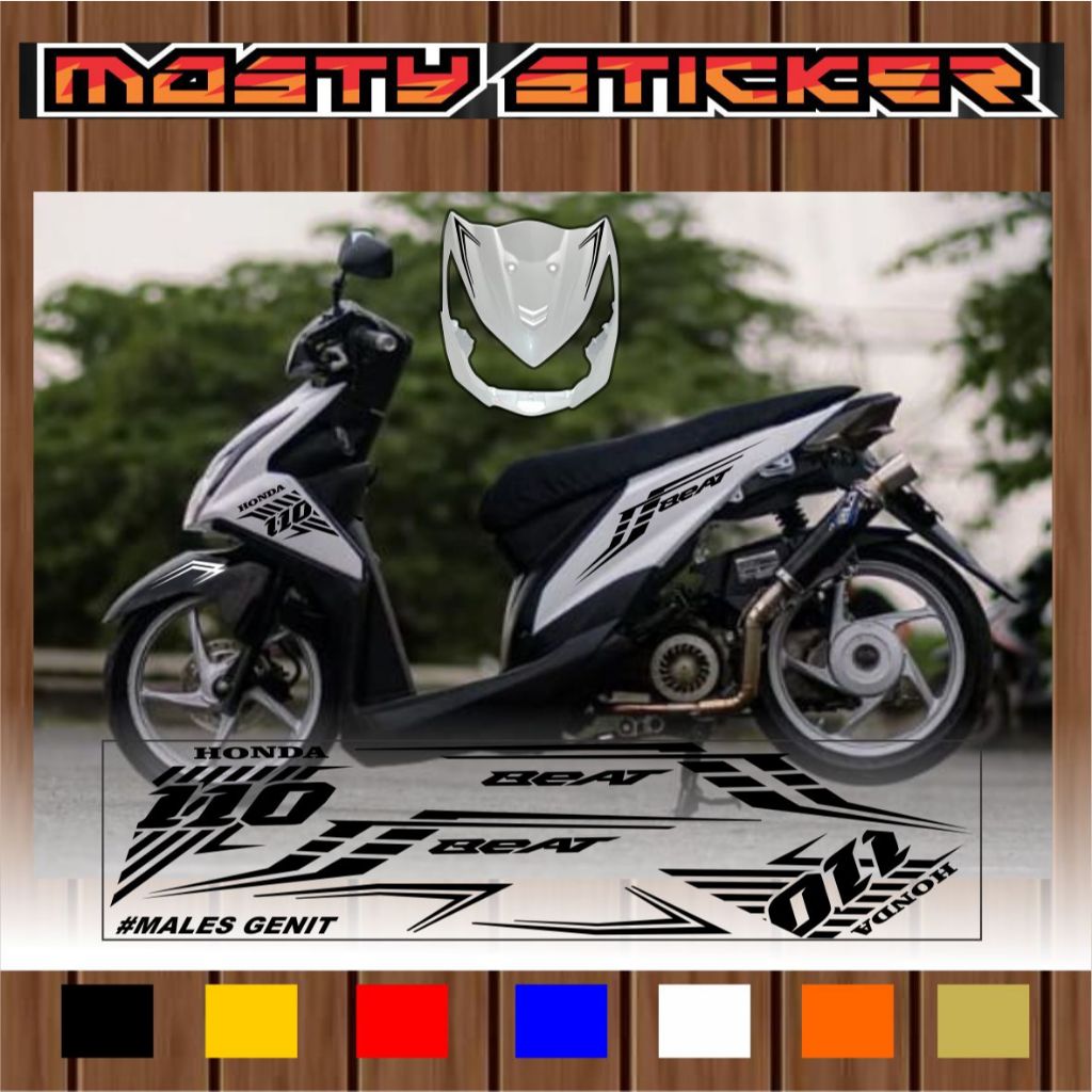 striping / cutting sticker beat fi