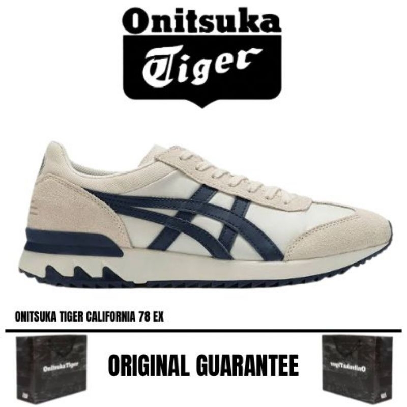 Onitsuka Tiger California 78 EX Cream Navy Made In Vietnam Original 100% Free Kaos kaki sertifikat &