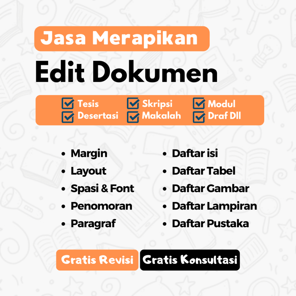 JASA MERAPIKAN / EDIT DOKUMEN