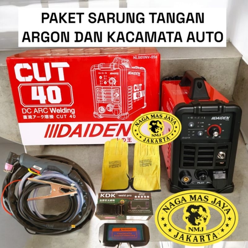 MESIN PLASMA CUTTING DAIDEN CUT 40 / MESIN POTONG BESI INVERTER DAIDEN CUT-40