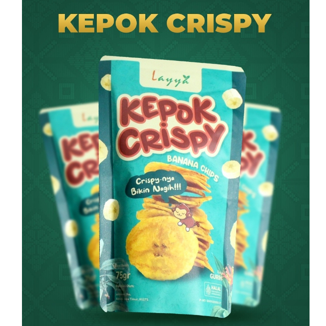 

Kepok Crispy Banana Chips Crispynya bikin nagih 75 gram Tresnan approved