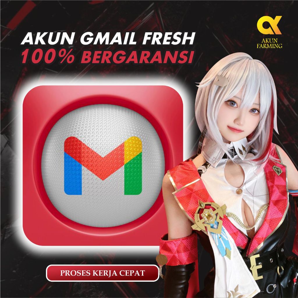 Akun Gmail Fresh - @gmail.com - High Quality dan Bergaransi