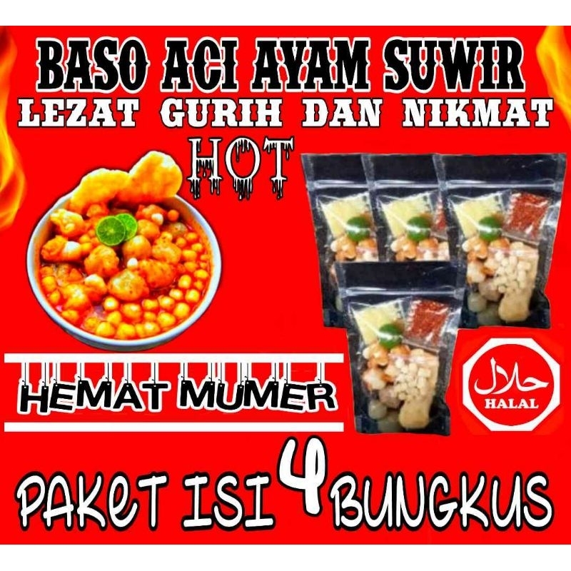 

BASO ACI AYAM SUWIR murah dan nikmat hemat di kantong