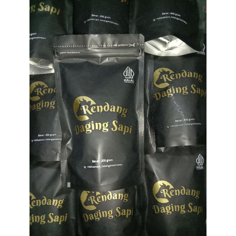 

-RISKIKA SNACK- RENDANG DAGING SAPI PREMIUM