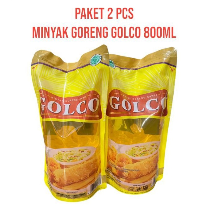 

[Paket isi 2] Minyak Goreng Golco 800ml Premium Berkualitas