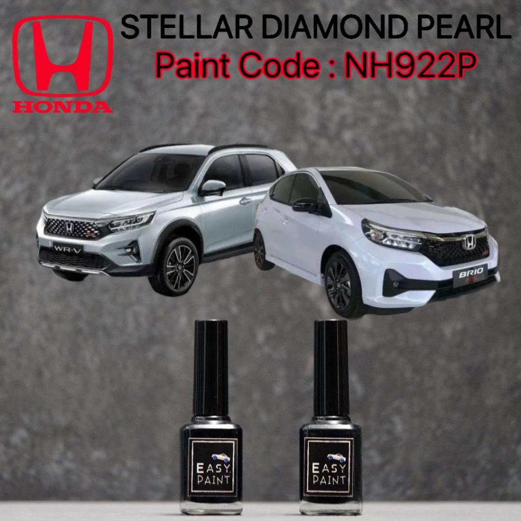Cat Oles Mobil Stellar Diamond Pearl NH922P Honda Brio WRV Putih Mutiara Putih Metalik 15ml