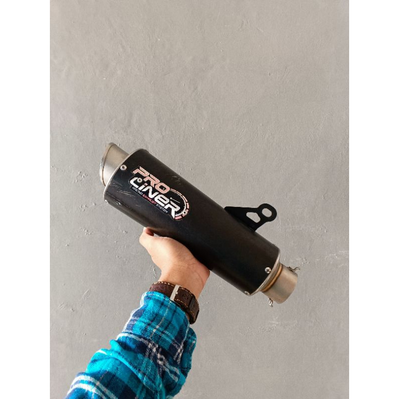 Silencer Knalpot Proliner Tr1R Long Black