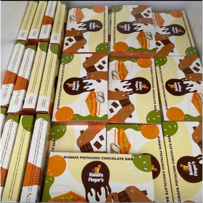

kunafa finger chocolate bar ori malaysia