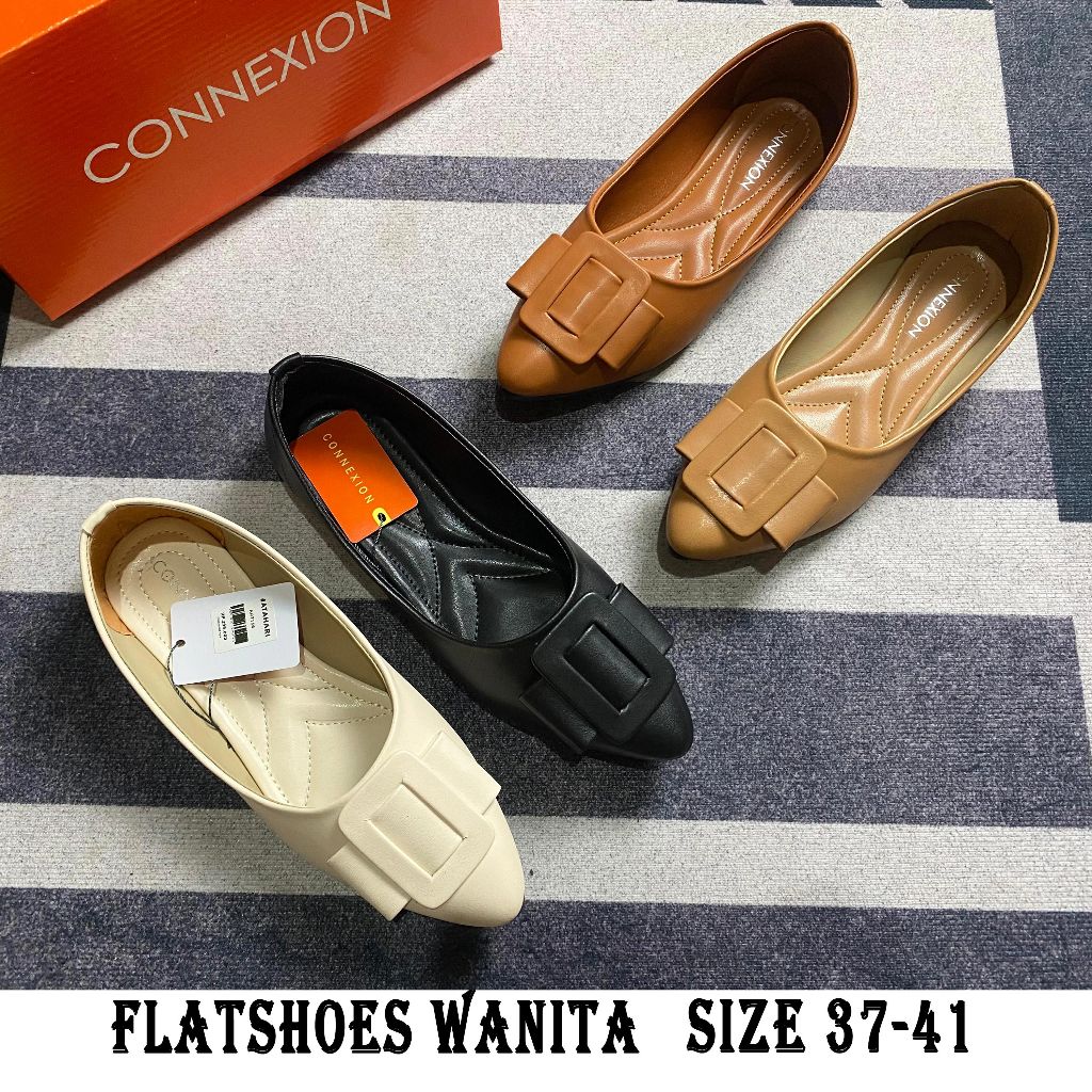 Sepatu Flatshoes/Sepatu kerja Formal Wanita Branded 37-41