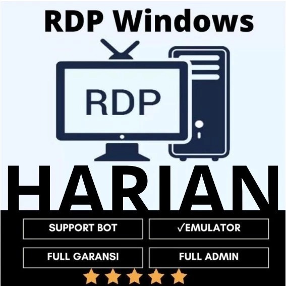 RDP Windows Harian FULL Garansi