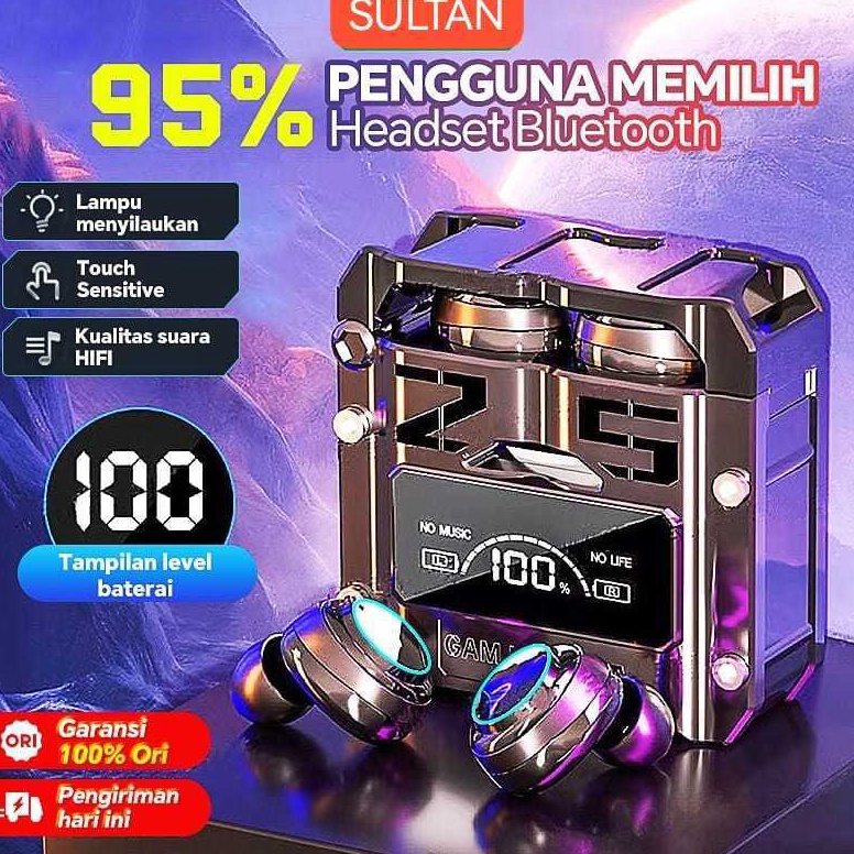 SALEE TWS M25 Headset Bluetooth GAMING Earphone Bluetooth Wireless Bass Headphone Bluetooth 53 Full 