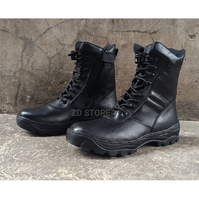 SEPATU PDL FULL KULIT TACTICAL TNI/SEPATU PDL TACTICAL POLRI/SEPATU PDL SATPAM