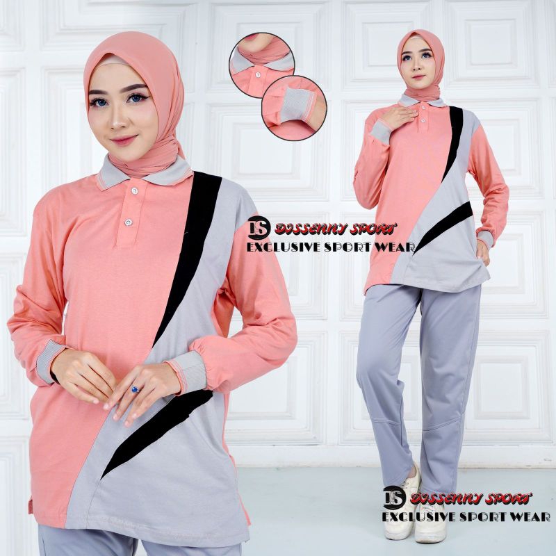 Baju 1Set Training Olahraga Wanita Pria/Pakaian Olahraga Pria Wanita