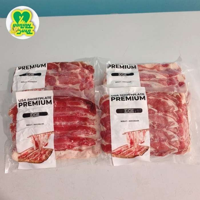 

JUN Daging Sapi/ Beef Slice Halal /USA Shortplate Premium Gr