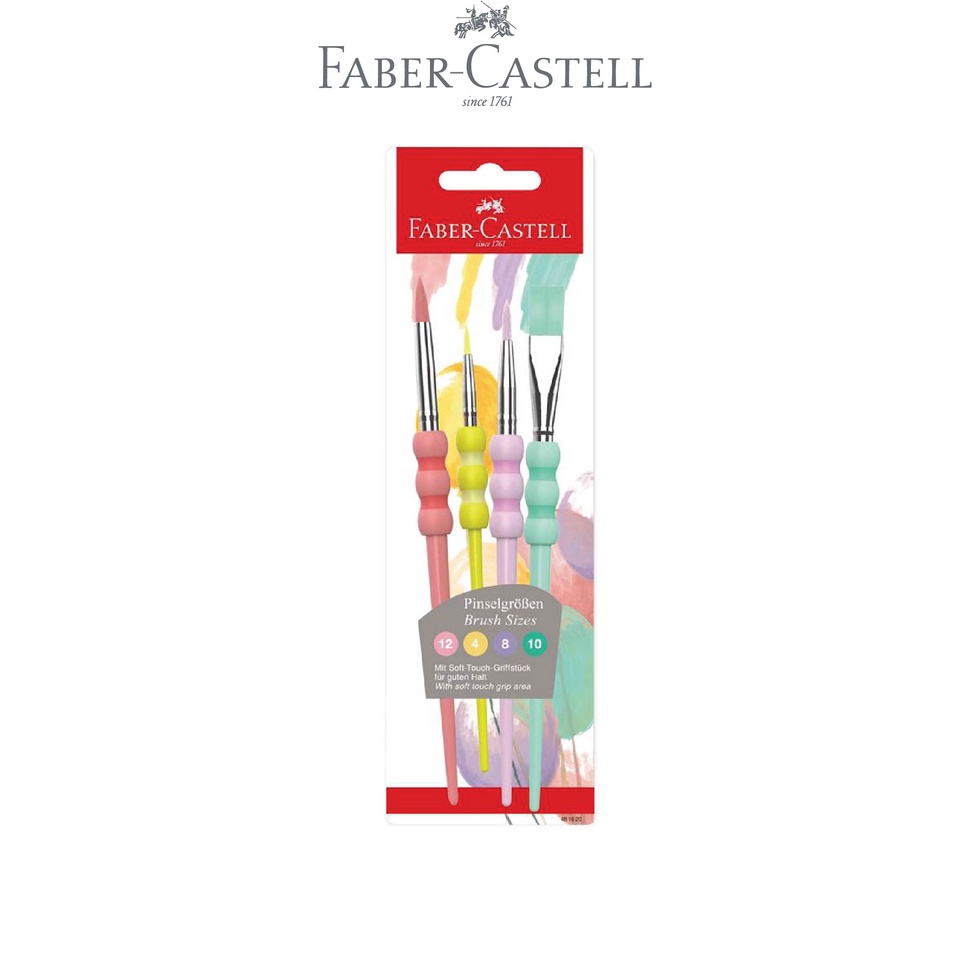 

ART M2K2 FaberCastell Grip Brush Kuas Set 4 Colours