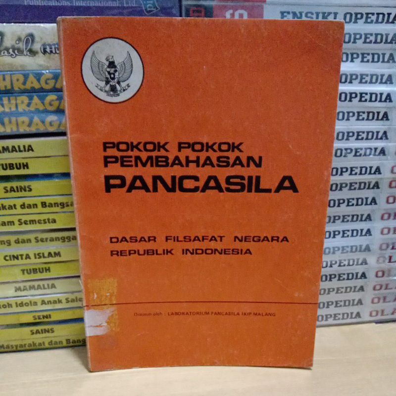 Buku Original POKOK - POKOK PEMBAHASAN PANCASILA DASAR FILSAFAT NEGARA REPUBLIK INDONESIA Laboratori