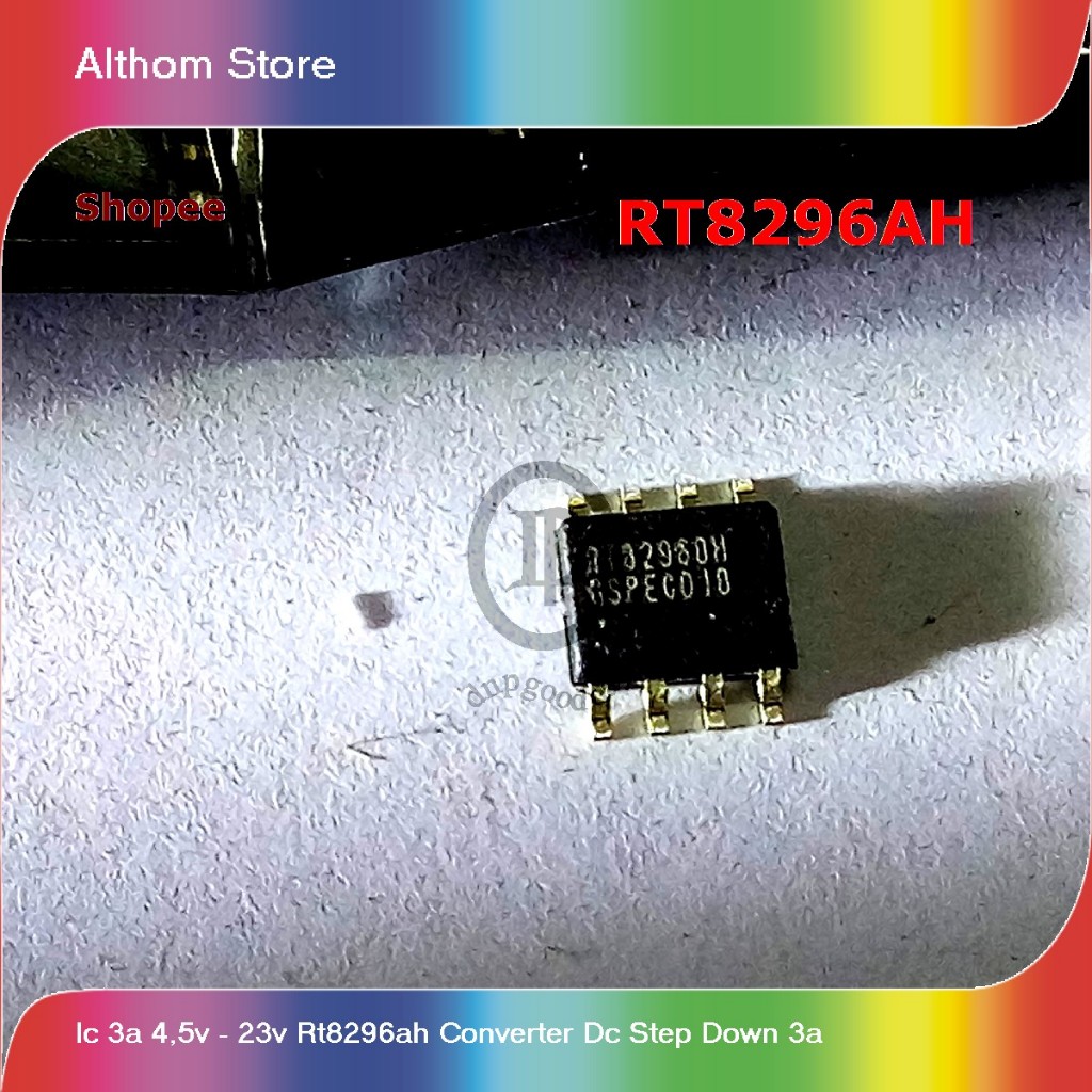 ic 3a 4,5v - 23v rt8296ah converter dc step down 3a