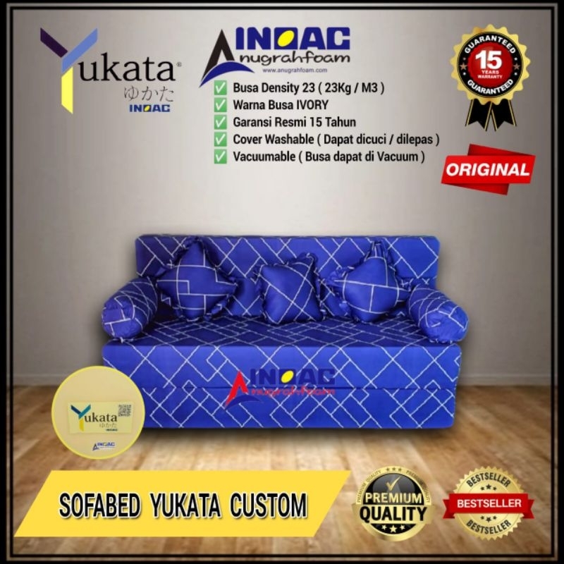 [ORIGINAL] SOFABED INOAC YUKATA / SOFA BED INOAC / SOFABED INOAC ASLI ORIGINAL GARANSI 15 TAHUN
