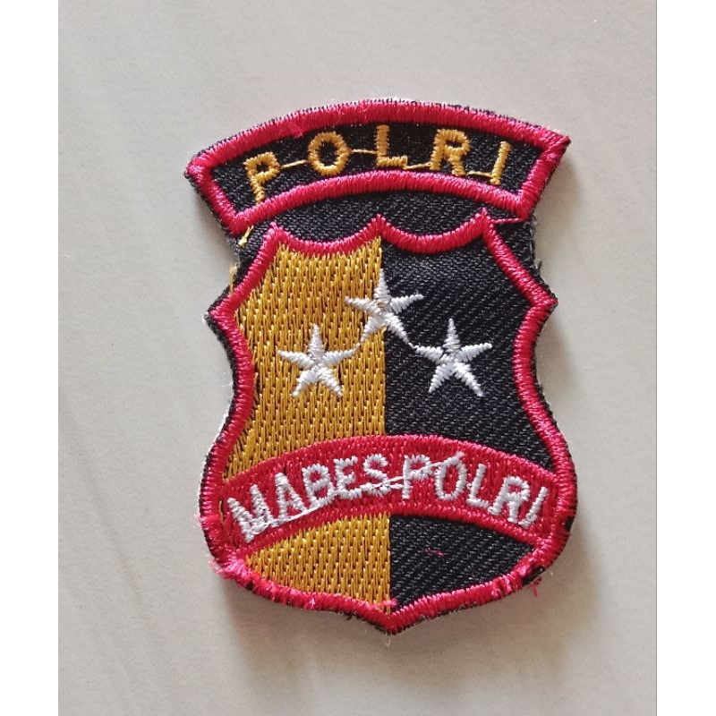 BordirAtribut  polisi Anak