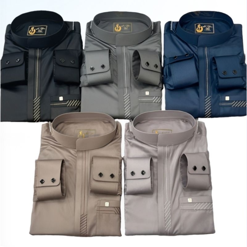 Gamis An Nun Saudi Korea Lengan Manset Terbaru