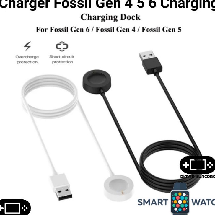 BONUS SPESIAL MENANTI ANDA Charger Fossil Gen 4 5 6 charging q 5e kate spade kabel usb michael kors 