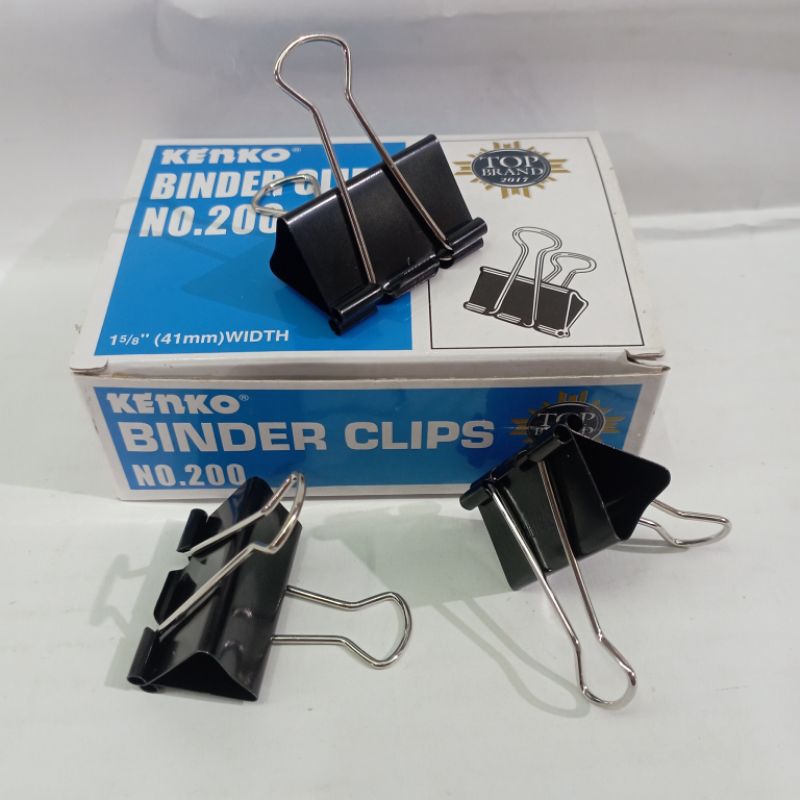 

KENKO BINDER CLIPS NO.200 isi 12pcs / pack