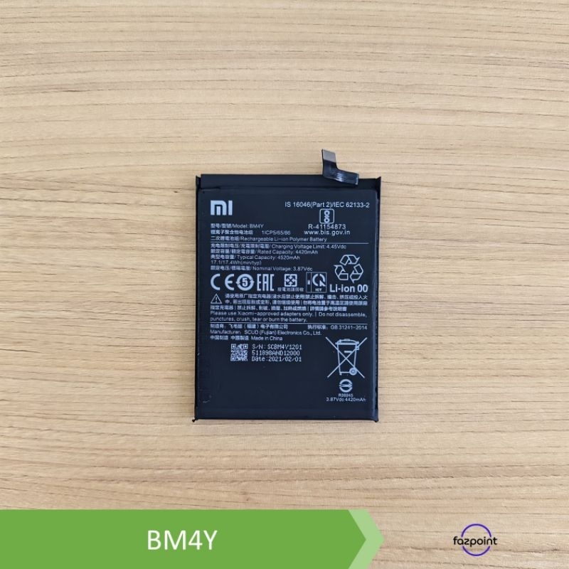 Baterai Batre Battery BM4Y Poco F3 Original Copotan
