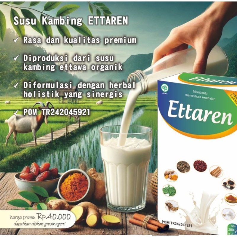 

Susu kambing plus herbal Ettaren