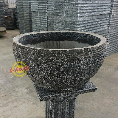 Pot Semen Pot Minimalis Pot Bonsai MANGKOK BATU BESAR (KHUSUS INSTANT KURIER)