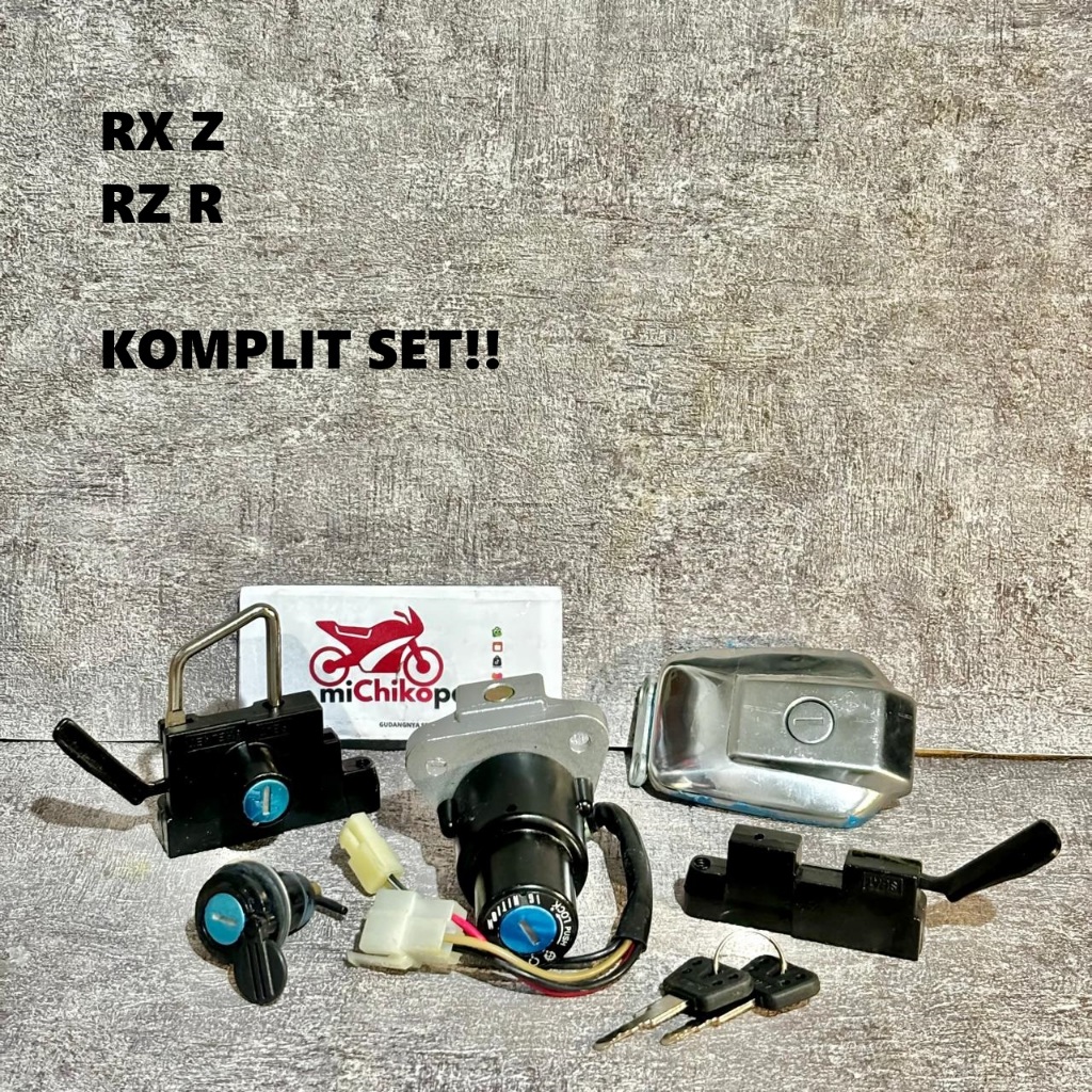 Kunci Kontak Assy Set RXZ RZR Millenium Catalyzer On Off Jok Sadel Seat Komplit Tutup Tangki Cover B