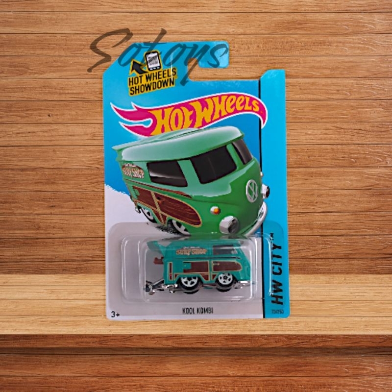 Hot wheels kool Kombi Surf shop hijau