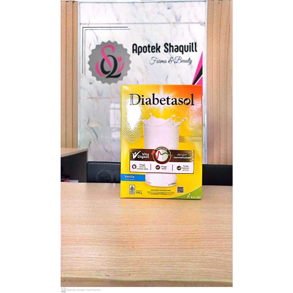 

Diabetasol Vita Digest Susu Rasa Vanilla 170 g/ susu penderita diabetes