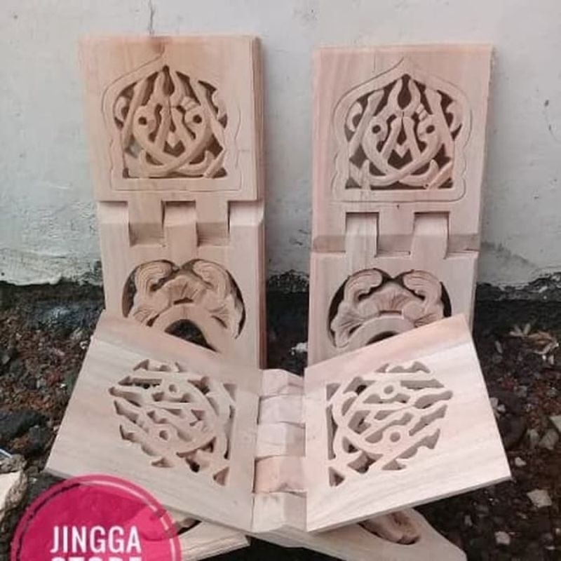 Rekal Ukir Mahoni Meja Rekal Meja Lipat Meja Ngaji